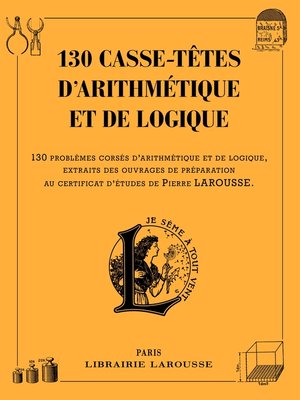 cover image of 130 casse-têtes logiques et arithmétiques